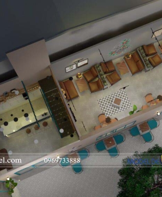Thiết kế và thi công quán cafe 100m2 đẹp tiết kiệm chi phí