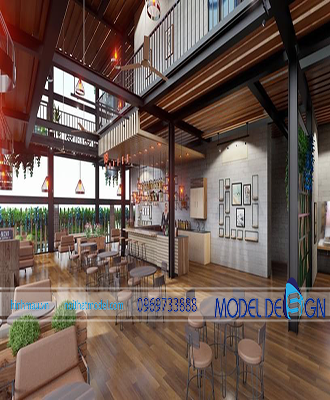 Thiết kế quán cà phê ăn sáng tại Thành Phố Long Xuyên tỉnh An Giang 