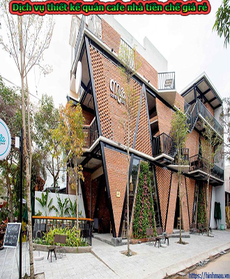 Thiết kế quán cafe nhà tiền chế uy tín giá rẻ tại TP.Hồ Chí Minh