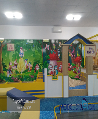 Thiết kế khu vui chơi trẻ em giá rẻ tại Quận Phú Nhuận & Tân Bình 