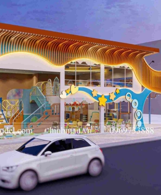 Dịch vụ thiết kế thi công quán cafe kids trọn gói, giá tốt