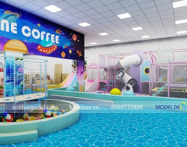 Thiết kế khu vui chơi trẻ em Zone Kids Coffee