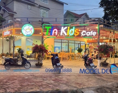 Thi công Tin Kids Cafe 450m2 Vũng Tàu