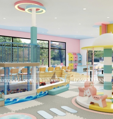 Dự án thiết kế Tin Kids Cafe 450m2 tại Vũng Tàu